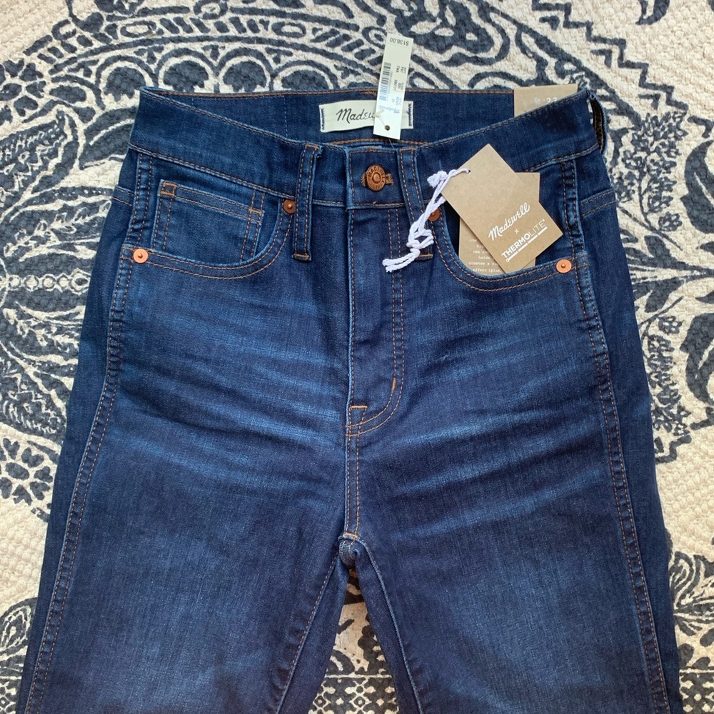 NWT MADEWELL 10” High-Rose Skinny